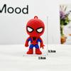 Nuevo Llavero Marvel Colgante de Muñeco Spider-Man Equipo de EE. UU. Accesorios de Llavero Coche Bolso Colgante Máquina de Muñecos