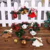 Decoração de Natal Nova Transfronteiriça Frutas Vermelhas Pinha Sino Pingente Cena de Árvore de Natal Decoração Sino dos Ventos Pingente