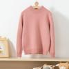 Suéter Rojo de Siete Puntos Engrosado de Cuello Alto de Cachemir para Niños Medianos y Grandes Suéter Base Cálido para Niños y Niñas Talla Extra Ropa Infantil