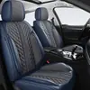 Almofadas de Couro Napa para Banco de Carro em Estoque, Adequadas para Todas as Estações, Capas de Couro para Banco de Carro Envolventes Completas para Banco Individual/Duplo, Almofadas de Assento de Couro para Carro de Cinco Lugares