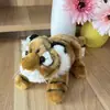 Simulación Transfronteriza Muñeco Tigre Juguete de Peluche Muñeco Tigre del Noreste Acostado Tigre Zoológico Regalo Regalo para Niños