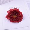 Cabeça de Flor Simulada, Flor de Peônia Falsa, Adorno de Cabeça de Noiva, Adereços de Foto de Flor de Seda, Lanterna Feita à Mão, Traje Antigo, Flor de Peônia Rica