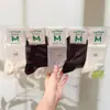 Meias Novas Meias Femininas de Cano Médio Ideia Fio Desenho Animado Absorventes de Suor Urso Meias Femininas Estilo Japonês Estilo Preppy Estilo Coreano Meias de Estudante