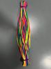 Cordão Redondo de Nylon Fiado com Alma de Corda 3-10mm Preto e Branco para Computador, Cordão para Calças, Cordão para Capuz de Moletom, Cordão para Jaqueta de Penas