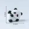 Pelúcia Fofa de Panda Tesouro Nacional Acessórios de Decoração de Jardim DIY Sacola Surpresa Ornamento para Carro/Desktop