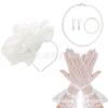 Transfronterizo Europeo y Americano Novia Retro Vestido de Boda Tocado Jockey Club Flor Accesorios para el Cabello Nupcial Adorno para Baile Flor para la Cabeza traje