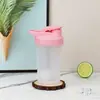 Copo de Água para Pó de Proteína Esportiva 300ml, Copo Prático com Escala, Copo Shaker de Plástico, Copo Esportivo Portátil Copo Shaker
