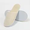 Pantuflas Desechables Gruesas de Hotel, Pantuflas de Algodón de Terciopelo Coral Antideslizantes para Uso en Casa, Casas de Huéspedes y Uso en Interiores, Venta al por Mayor