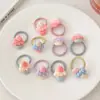 Gomas para el pelo de verano para niños que no dañan el pelo, Gomas elásticas para niñas, Diademas para bebés, Pequeños accesorios para el pelo, Juegos de gomas para el pelo, Gomas elásticas al por mayor