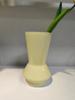 Jarrón de cristal de alta calidad con diseño de flores de agua de color crema Fenton, de bambú intenso, con diseño de lirio rosa para el hogar y la sala de estar.