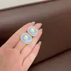 Pendientes Frescos y Compactos de Estilo Coreano, Versátiles para el Trayecto Diario, Pendientes de Lujo Ligero Calientes de Celebridades de Internet, Románticos y Elegantes de Estilo Francés