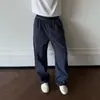 Pantalones casuales rectos de secado rápido, frescos y transpirables, estilo americano de calle para verano, holgados, elásticos, para entrenamiento al aire libre, senderismo, deportes