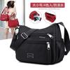 Bolso Bolso Cruzado Moda Femenina Gran Capacidad Nylon Lona Bolso para Madre de Mediana Edad y Anciana Multicompartimento Bolso de Hombro para Viaje