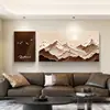 Pintura de Parede para Fundo de Sofá de Sala de Estar Estilo Italiano de Luxo Leve Modelo Novo 2026 com Acabamento de Alto Padrão e Grande Pintura Decorativa
