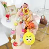 Llavero de Resina con Cuentas Hecho a Mano de Verduras y Frutas Decoración para Taza Colgante Lindo para Bolso Femenino Colgante de Moda Regalo