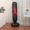 Saco de Pancada Inflável para Boxe em Pé para Adultos e Crianças, Saco de Pancada Inflável para Alívio de Estresse, Saco de Pancada Inflável para Exercício