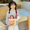 Bolso de Lona ins Bolso para Niños Estilo Coreano Cartera Pequeña Graffiti Hombro Portátil Dibujos Animados Accesorios Bolso Lindo LOGO