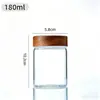 Botella de empaque para cuentas budistas de 58 con tapa de rosca, frasco sellado de vidrio de borosilicato alto, recipiente para almacenamiento de granos, botella para miel y dulces