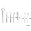 Estuche de Palillos de Acero Inoxidable 304 Carrito Portátil de Almacenamiento Cuidado Metálico para Limpieza Interdental Bucal