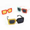 Nuevas Gafas de Sol para Niños Caja de Moda Gafas de Sol Anti-UV Montura Personalizada a Juego de Color Lente Espejo Sombreado de Moda