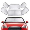 Quebra-sol para carro novo modelo conjunto de seis peças para carro proteção solar isolamento térmico para-brisa dianteiro conjunto interior para carro universal