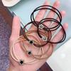 Cuerda para el cabello con forma de estrella de cinco puntas, simple, muy elástica, bonita, para el cabello, pequeña, fresca, para niñas, banda de goma, accesorios populares para el cabello