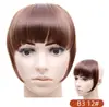 Flequillo Postizo de Comercio Exterior Pieza de Peluca para Mujer Sin Costuras Fibra Química con Patillas Pieza Única Flequillo Espeso Extensión de Cabello Venta al Por Mayor