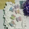 Grampo de Cabelo Borboleta Espinhosa Luminosa Color-Blocking Corrente para Celular Chaveiro Materiais Artesanais Acessórios de Joias DIY Atacado