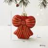 Adornos de Vidrio Decorativos Navideños Transfronterizos con Forma de Muñeco de Nieve, Papá Noel, Árbol de Navidad, Adornos de Decoración, Regalos de Navidad