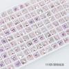 Dongzhou Crystal Pequeno Amor Apontado Diamante Jóias Acessórios Cor Revestido Prego Broca Adesivo de Unhas Broca Fábrica Atacado
