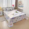 Sábanas de algodón lavado al agua hipoalergénicas de una sola pieza, sábanas de cuadros simples de par individual, sábanas y fundas de almohada individuales para dormitorio y hogar, venta al por mayor