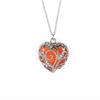 Collar de corazón luminoso hueco de moda más vendido en Europa y Estados Unidos, popular colgante luminoso, cadena de clavícula, fabricantes de joyas al por mayor
