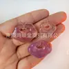 Colgante Nube de Calcedonia Tipo Hielo Natural para Hombres y Mujeres, Adorno de Jade, Colgante Nube de la Paz Estilo Pareja de Ágata