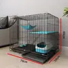 Jaula para Gatos Hogar Interior Súper Grande Espacio Libre con Inodoro Integrado Plegable Conveniente para Salir Villa para Gatos de Dos o Tres Pisos