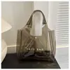 Bolsa de Gelatina PVC Transparente Logo Personalizado Transfronteiriça Grande Capacidade Transversal Feminina Transparente Bolsa de Gelatina Moda Transfronteiriça Sucesso
