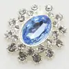 Versión coreana de los nuevos accesorios DIY de aleación, pedrería y acrílico de 25*28 mm, hebilla para bufanda, broche, prendedor
