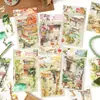 Pegatinas Pet Mate Transfronterizas Zabc Serie Veinticuatro Aromas Base Retro Pegatinas de Escena DIY 3 Piezas 12 Diseños