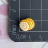 Mini Oso Lindo Juguete de Comida Pan Papas Fritas Garra de Oso Puff Accesorios de Resina DIY Accesorios Decorativos para Tocados Zapatos