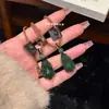 Colgante de Jade Hetian Verde Natural Pixiu Atrae Riqueza para Mujeres, Adorno de Jade Colgante Verde Espinaca de Material Viejo