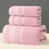 Dropshipping transfronterizo en stock: Toallas Absorbentes Gruesas de Algodón de Gran Tamaño para Adultos, Toallas de Baño Absorbentes de Color Sólido