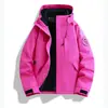 Jaqueta corta-vento de grafeno Roupa de trabalho Estampa de logotipo personalizada Outono Inverno Três em Um Revestimento de fleece Roupa externa corta-vento Construção de equipe Roupas de trabalho
