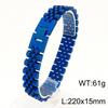 Pulsera de moda coreana simple chapado al vacío 5 baht 10mm pulsera ajustable de acero de titanio para hombre pulsera de pareja