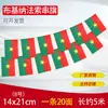 Não. 8 14*21 Bandeiras de Bandeira do Burkina Faso decorando bandeiras estrangeiras ao redor do mundo