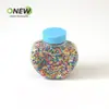 Frasco Transparente de Plástico para Mascotas de Grado Alimenticio 80ml Botella con Forma de Corazón Dulces para Panecillos Frasco Sellado de Plástico Transparente con Tapa