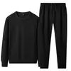 Conjunto Esportivo Masculino de Algodão Puro da Moda, Jaqueta da Moda, Conjunto de Corrida Respirável de Manga Longa para Homens, Conjunto Casual