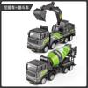 Simulação liga de mineração misturador basculante balde gancho máquina de transporte Guindaste Série de Engenharia modelo de carro brinquedos infantis transfronteiriços