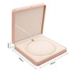 Conjunto de centro de cintura com fivela de coroa caixa de corrente joias colar de pérolas mãe caixa de embalagem caixa de joias flip spot