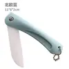 Cuchillo de Fruta Plegable Cerámico Estilo Japonés Creativo para Dormitorio y Uso en Casa, Pelador, Cuchillo para Comida de Bebé, Cuchillo de Cocina Portátil