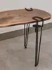 Soporte para Pata de Mesa sin Taladro Arte de Hierro Metálico Pinza en F Soporte para Mesa de Café de Camping al Aire Libre Base de Escritorio Desmontable DIY