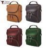 Bolso cruzado de cuero genuino para hombre, Bolso de mano casual vintage de cuero Crazy Horse, Bolso de hombro moderno para exteriores y para el día a día, Suministro transfronterizo